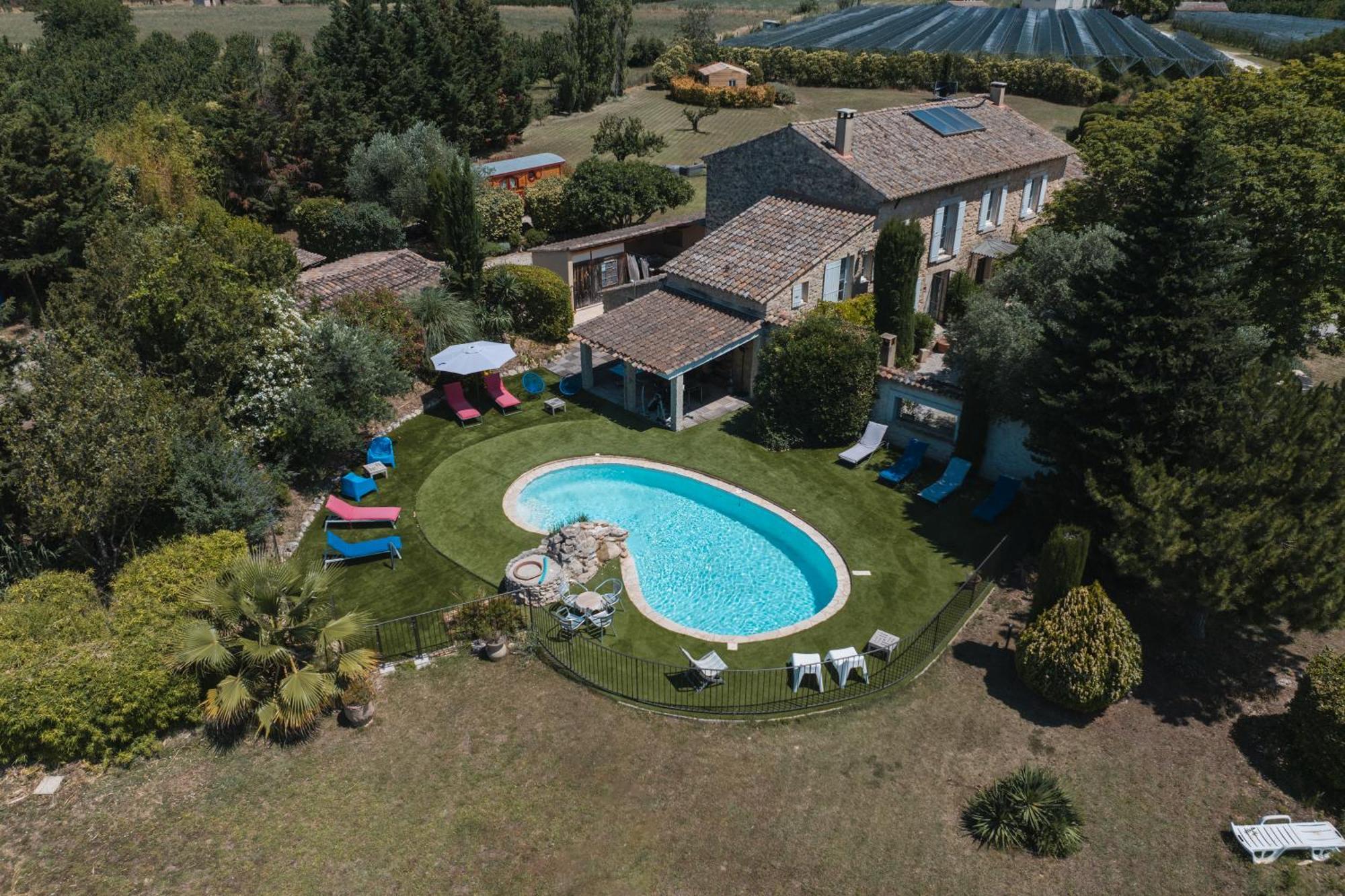 Chambre D'Hotes - B&B - Fleur De Coton Chez Manon En Luberon Lagnes Exterior photo